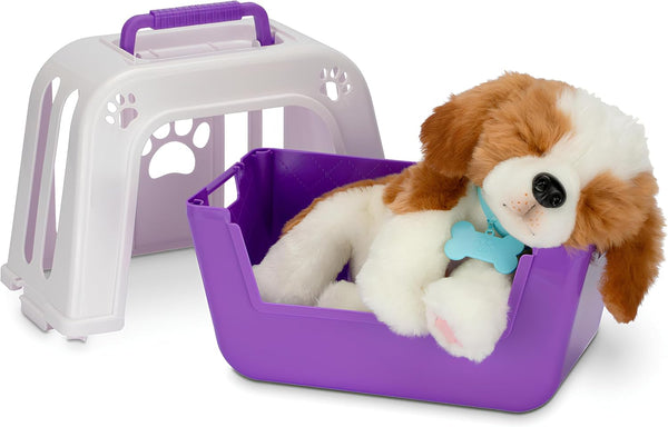 My Really Real Puppy Patches the Beagle, Interactive Realistic Toy Dog with 60+ Sounds and 2-In-1 Bed, Lifelike Puppy for Ages 5+