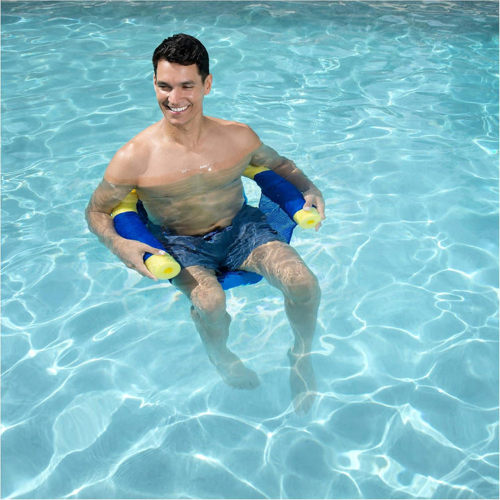 Mesh Floating Pool Chair Noodle Slings (4 Pack), Swimming Pool Accessories & Water Toys, Pool Noodle Not Included