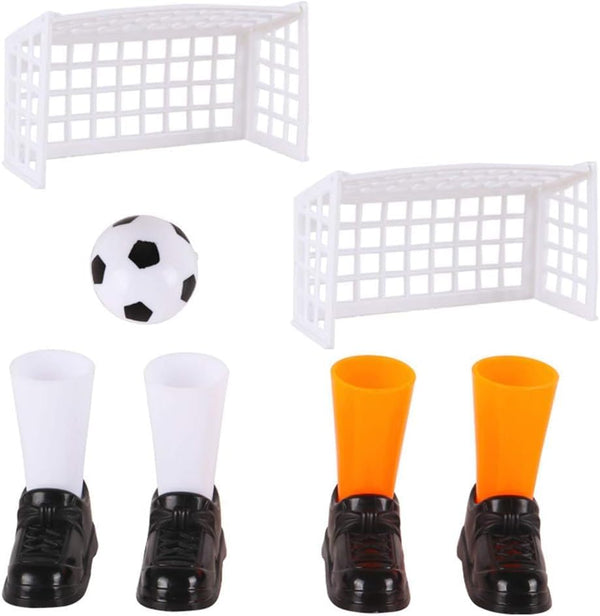 1 Set Finger Soccer Game Finger Footballs Match Funny Finger Table Game Sets with Two Goals for Fans Club Party Gifts Soccer Games