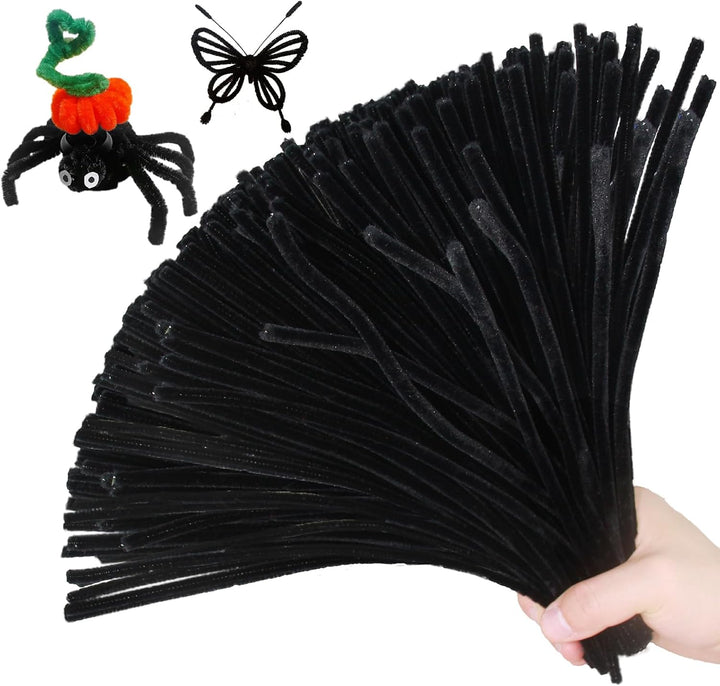 200PCS Pipe Cleaners with Instruction Manual 20 Colors Chenille Stems Bulk Art Craft Supplies Colorful Thick Fluffy Fuzzy Wire Sticks DIY Project for Kids Adults Back to School Supplies