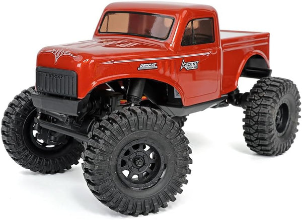Redcat Ascent-18 Brushless Rock Crawler – 1/18 Scale 4WD RC Crawler with Portal Axles, Waterproof ESC, Lipo Battery, RTR Mini Rock Climber – Hobby-Grade Brushless Remote Control Truck