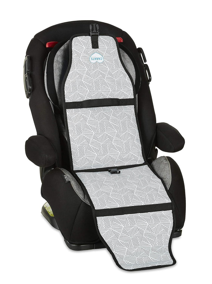 Car Seat Cooling Pad for Babies, Toddlers, and Kids - Comfortable and Durable Cooling Pad for Hot Summer Days - One Size Fits All, Popsicle White