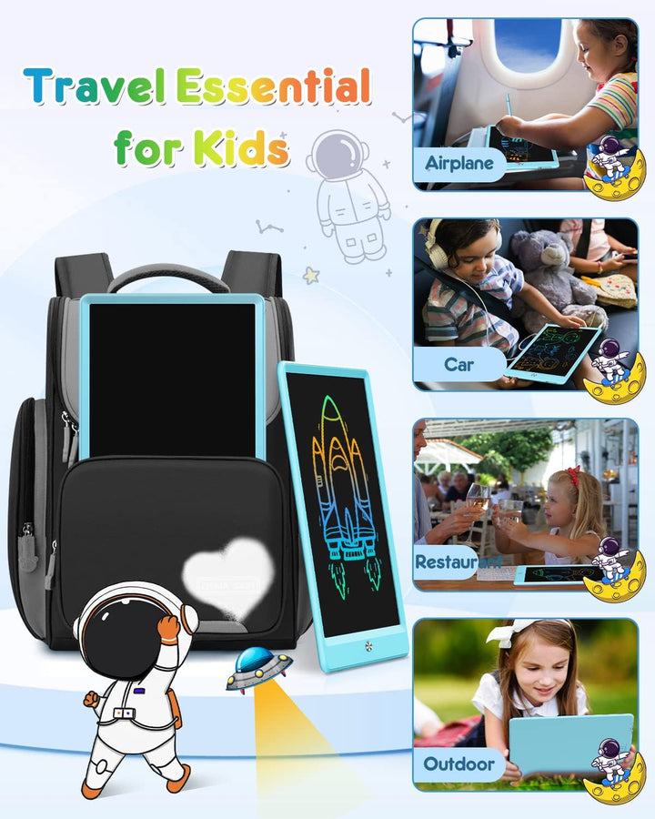 LCD Writing Tablet, Doodle Board Toys Gifts for 3-8 Year Old Girls Boys, 10 Inch Colorful Electronic Board Drawing Pad for Kids, Gifts for Toddler Educational Learning Travel Birthday, Blue