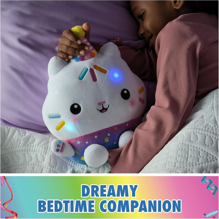 Celebrations, Sprinkle Party Cakey Cat Plush, 10-Inch Interactive Stuffed Animal with Sounds, Kids Toys for Girls & Boys Ages 3+