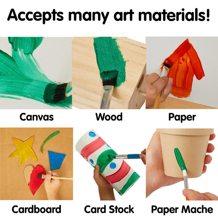 Simply Tempera Paint, 11 Gallon Set in Vibrant Colors, Matte Finish, Classroom Supplies, Non Toxic, School, Craft, Art Supply Set, Stock up on Bulk Paints for School