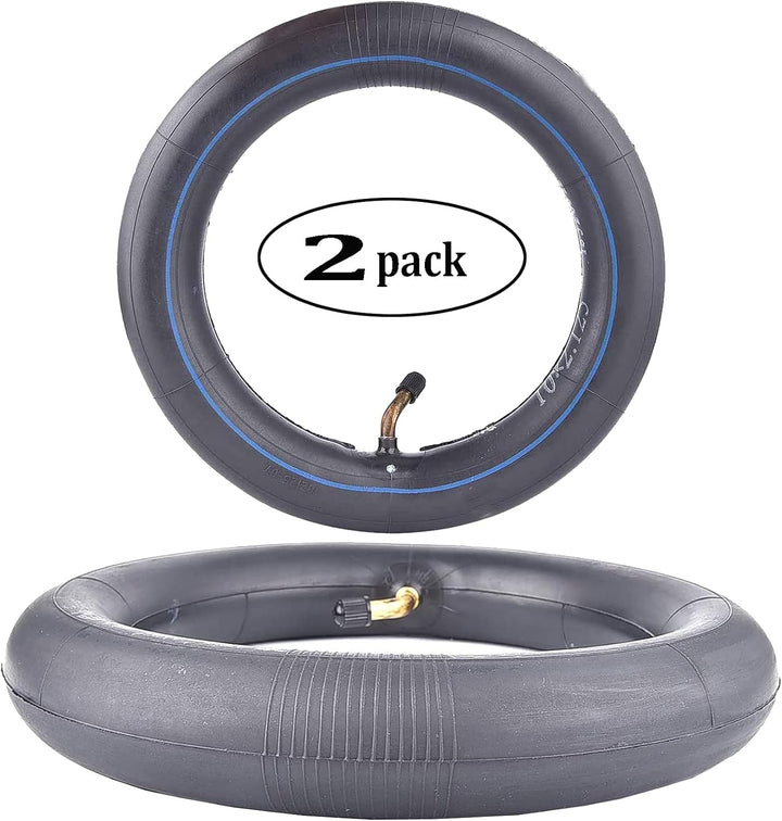 (2-Pack) 10X2.125 Inner Tube Replacement for Bike Schwinn Trike Roadster/Baby Stroller/Kids Bike/Kids Tricycle/Baby Jogger/3 Wheel Trikes 10X1.90 10X1.95 10X2 10X2.125 Inner Tube