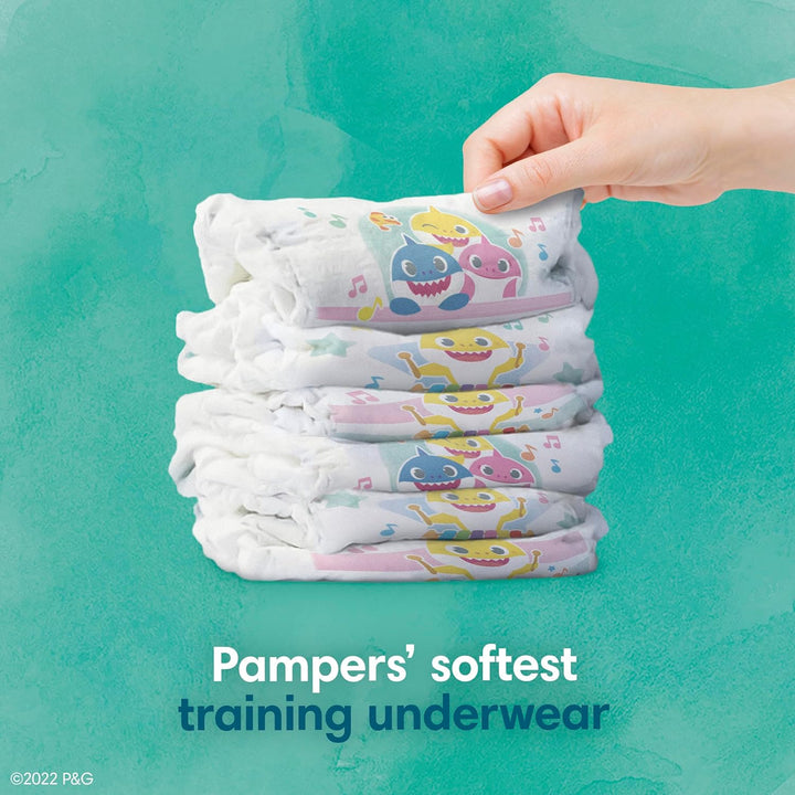 Training Pants - Pure Protection - Size 3T-4T, 92 Count, Baby Shark Premium Hypoallergenic Potty Underwear