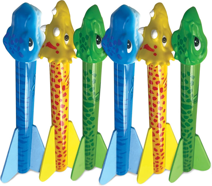 Ultra Rocket Refills, 6 Rockets - Replacement Foam-Tipped Rockets for Kids - Fun Backyard & Outdoor Kids Toys Gifts for Boys & Girls