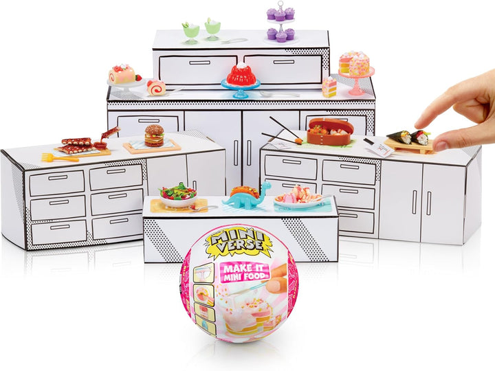 Make It Mini Food Diner Series 3 Mini Collectibles - , Blind Packaging, DIY, Resin Play, Replica Food, NOT Edible, Collectors, 8+