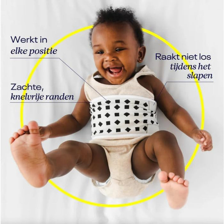 Breathing Wear Band - 100% Cotton, Works with  Pro Baby Monitor to Track Breathing Motion Sensor-Free, Fits Newborns and Infants