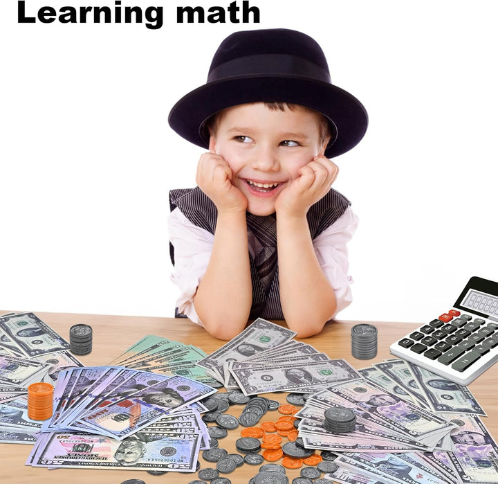 360-Piece Math Set for Kids 3-8: Number Learning Toys Develop Early Math Skills, Preschool Games for Boys & Girls, Multicolored Educational Toy Kit (First Edition-360Pcs)