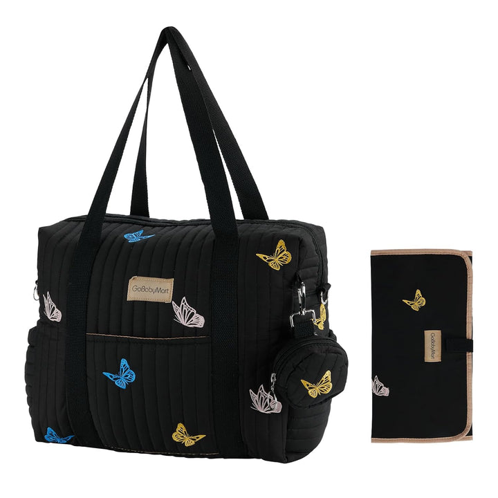 Large Diaper Bag Tote, Maternity Travel Diaper Tote, Multifunction Baby Bag, Baby Nappy Bags, Messenger Bag (Medium - Bears)