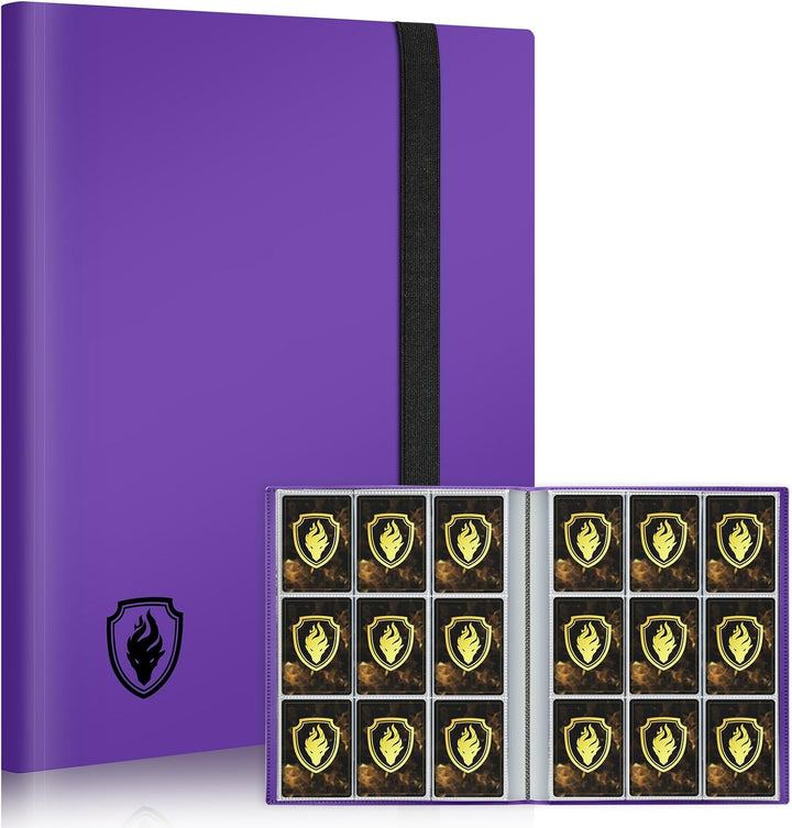 Card Binder 9 Pocket,  396 Pockets Trading Card Binder, Premium Collector Card Album for Standard Cards, Side Loading Card Collection Folder for MTG, TCG, Game Cards, Sport Cards, Black