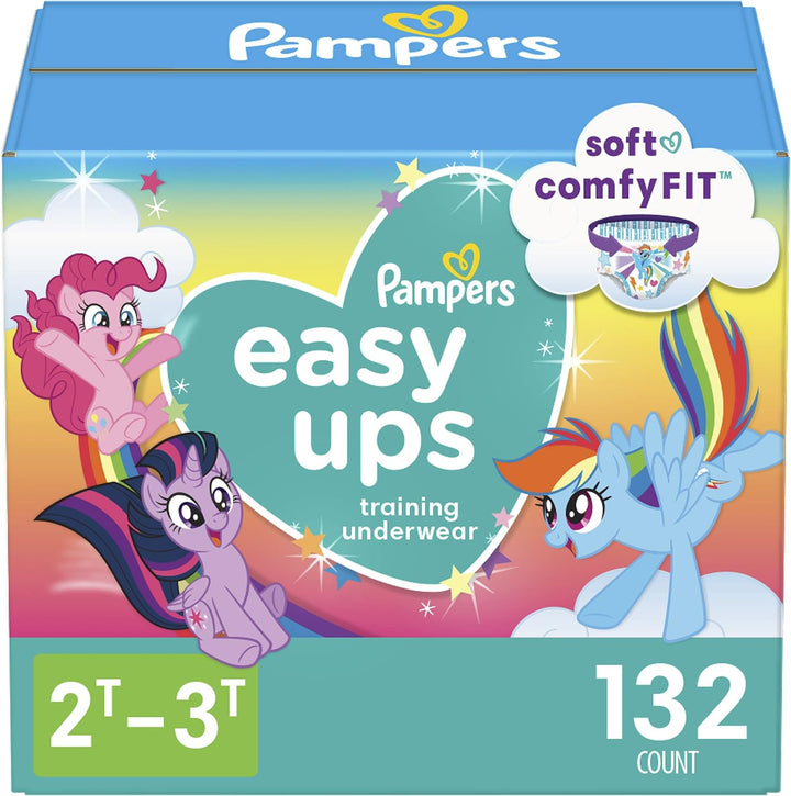 Training Pants - Easy Ups Girls & Boys - Size 3T-4T, 124 Count, My Little Pony Potty Underwear (Packaging May Vary)
