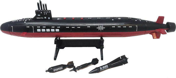 16.5 Inch Toy Black Submarine with Sound Effects and Torpedo