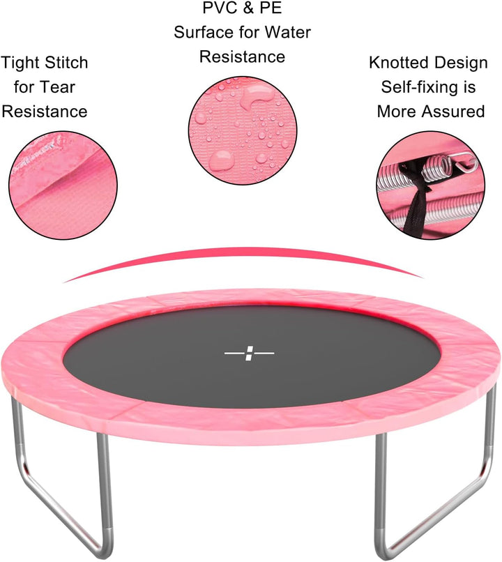 Trampoline Safety Pad, 12Ft 14Ft 15Ft Universal Replacement Trampoline Spring Cover, Edge Cover Springs Protection Pad, Exercise Play Comfortable, Water-Resistant
