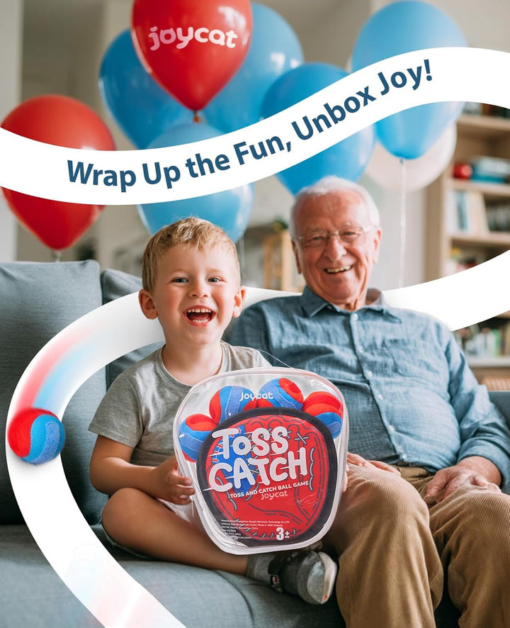 Toss and Catch Ball Game Set,Toddler Baseball Glove,Beach Pool Yard Camping Games,Kids Sports & Outdoor Play Toys for Family,Outside Toys for 3 4 5 6 7 8 9 10+Year Old Boys Girls Birthday Gifts