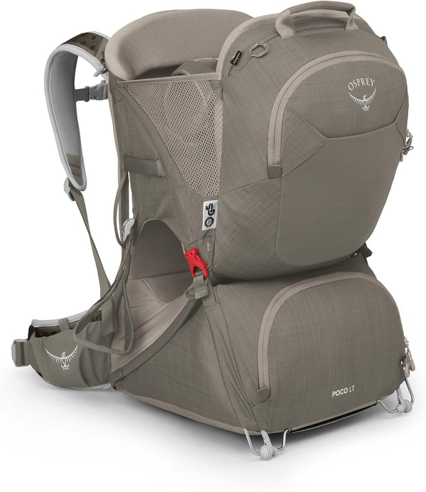 Poco LT Lightweight Child Carrier Backpack - Compact, Travel-Ready Kid Carrier with Sunshade and Adjustable Fit - Lightweight, Comfortable Hiking Carrier for Toddlers