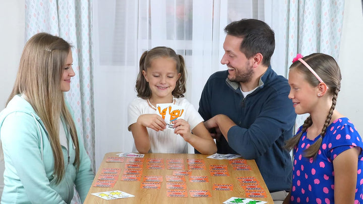 Card Games for Kids - Go Fish, Crazy 8'S, Old Maid, Slap Jack, Garbage Monster, War - Simple & Fun Classic Family Table Games - Games May Vary (6 Set)