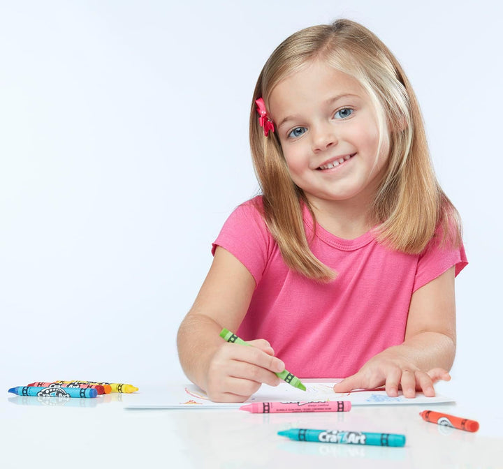 Classic Super Washable Markers, Broad Tip, Assorted Barrel, Assorted Ink, Pack of 10 Markers