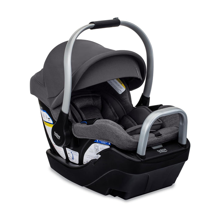 Willow S Infant Car Seat with Alpine Base, Clicktight Technology, Rear Facing Car Seat with Rightsize System, Graphite Onyx