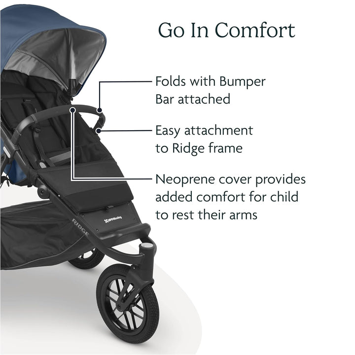 Bumper Bar for Ridge Stroller/Quick Attachment/Folds with Stroller