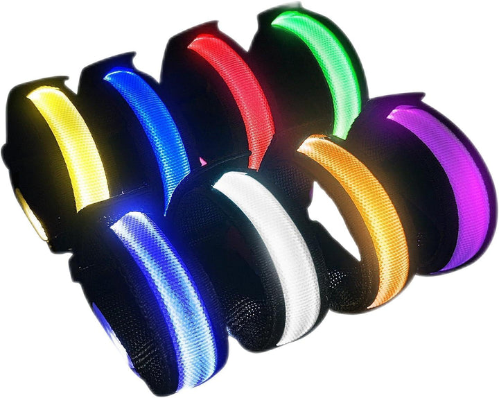 8 PCS LED Glow Bracelets, Light up Bracelets for Kids Adults - Glow in the Dark Party Bracelets Favors Supplies for Christmas, Concerts, Festivals, Game Prizes, Sports, Rave Accessories.