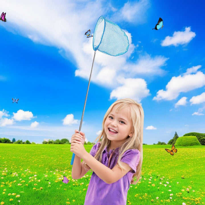 Outdoor Exploration Telescopic Bug-Catching Nets, Fishing Nets, Butterfly Nets for Children'S Outdoor Exploration, Nature Exploration Toys (2 Pack)