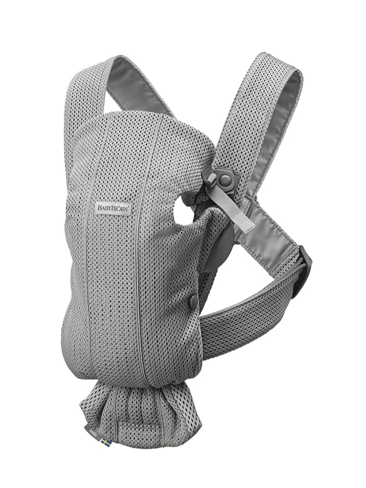 Baby Carrier Mini, 3D Jersey, Light Beige | Newborn Carrier (7-25 Lbs), Ergonomic, Easy-To-Use