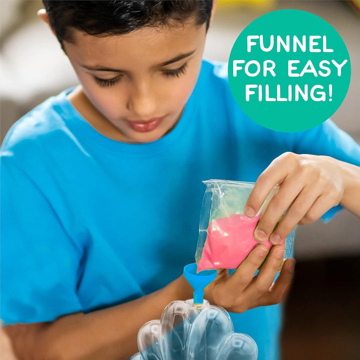 Create Your Own Underwater Sand Art, Includes 6 Ocean-Themed Bottles, 8 Sand Colors, Glitter, & Funnel, Great Staycation or Group Activity, Party Idea, DIY Sand Art for Kids Ages 6, 7, 8, 9