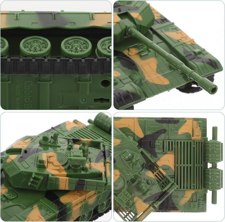 Tank Models Plastic Tanks Kids Toys Vehicle Toys Deck Decor for Kids Boys Girls