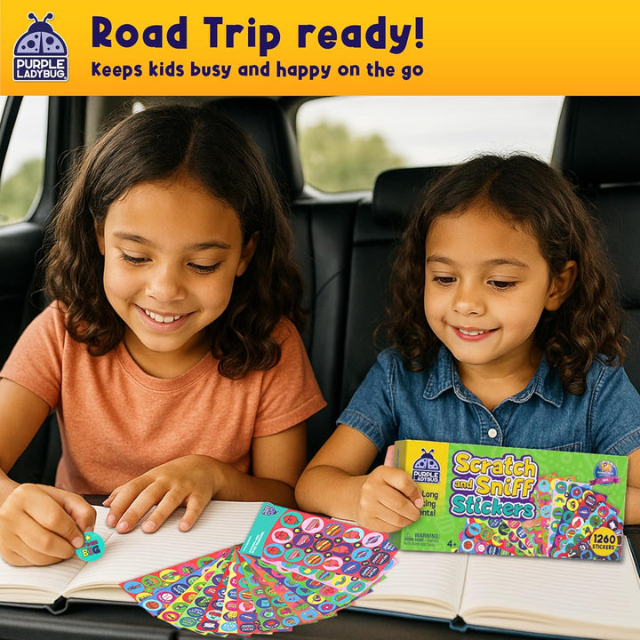 1260 Variety Scratch and Sniff Stickers - 15 Unique Scents - Fun and Motivational Rewards for Kids and Teachers Must Haves, Smelly Sticker for Classroom, & Back to School Gift