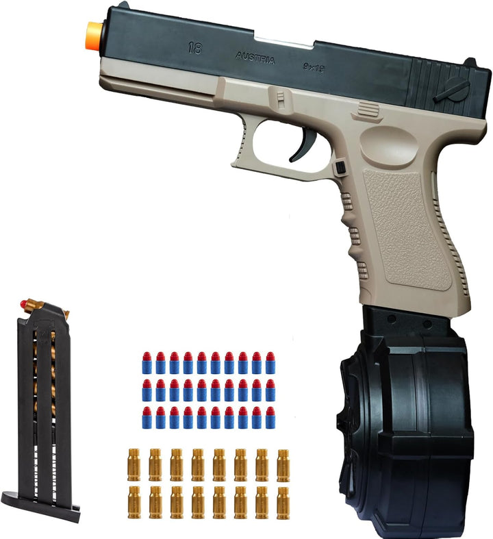 Toy Gun, Educational Toy Model, EVA Safety Foam Soft Bullet, Toy Foam Shock Wave Soft Bullet Game Gun, Toy Guns for Boys 8-12