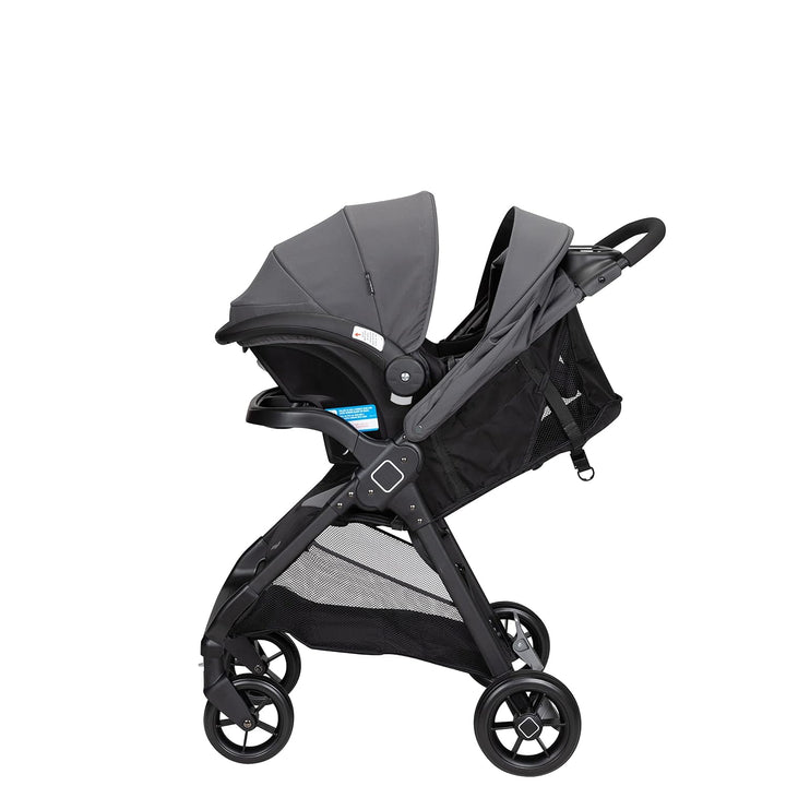 Smooth Ride Travel System Stroller and Car Seat Onboard™ FLX - Efficient Infant Car Seat Stroller and Infant Car Seat and Stroller Combo, Monument