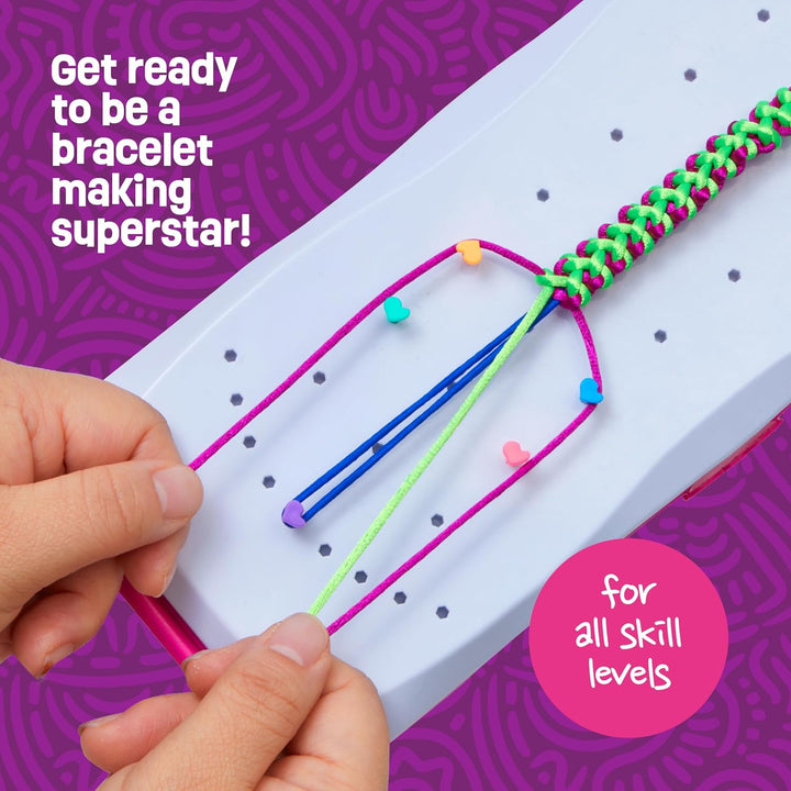 Friendship Bracelet Making Kit for Girls - Crafts for Girl - String Bracelets Maker - Gifts for 8-12 Year Old Kid - Birthday Gift Ideas & Kits Toys Ages 8, 9, 10, 11, 12 - Kids Age 8-12 Olds