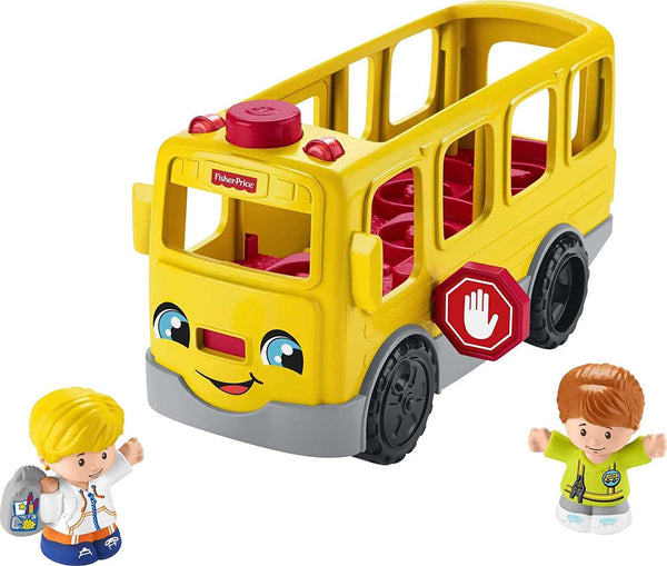 Little People Musical Toddler Toy Sit with Me School Bus with Lights Sounds & 2 Figures for Pretend Play Kids Ages 1+ Years​