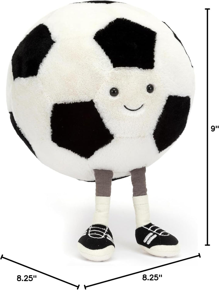 Amuseables Soccer Ball Stuffed Toy, 12 Inches - Soccer Ball Plush Gift for Sports Fans