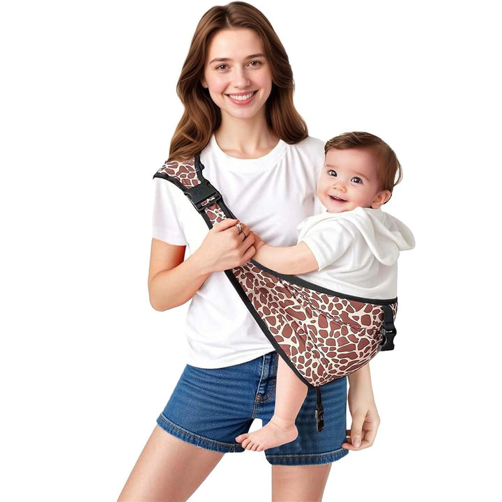 Baby Sling Carrier,Baby Carrier Newborn to Toddler Carrier Essentials Safety Non-Slip Baby Half Wrapped Sling Hip Holderr Carrying 8-35Lbs(Black)