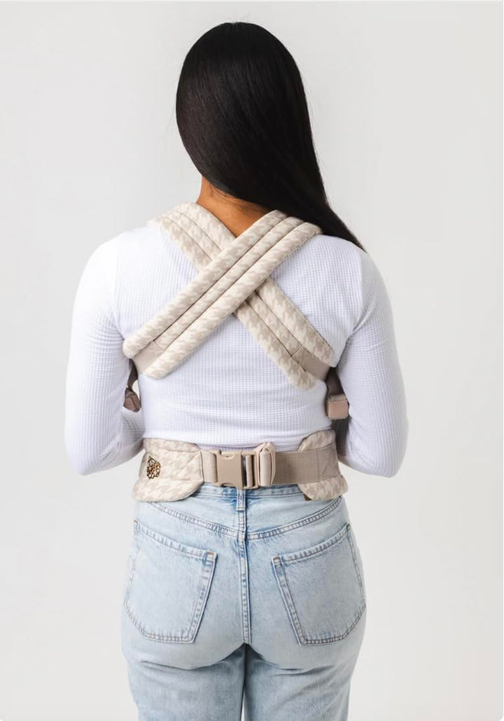 Monarch Ergonomic Baby Carrier – Premium Cotton Soft Structured Newborn to Toddler Carrier with Hip-Healthy Design, 3 Carry Positions (7-35Lbs), Lightweight & Breathable, (Houndstooth)