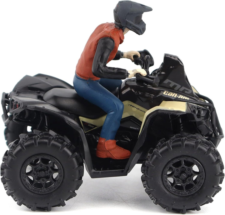 BRP Bombardier Models 1:32 Scale Diecast Replica Can-Am Renegade X Mr 1000R, Desert Tan & Carbon Black | Item 60011