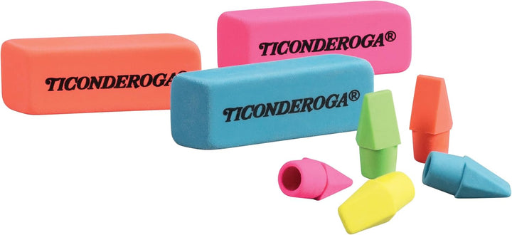 Office & School Eraser Combination Set, 15 Eraser Multi-Pack, Multicolored (38931)