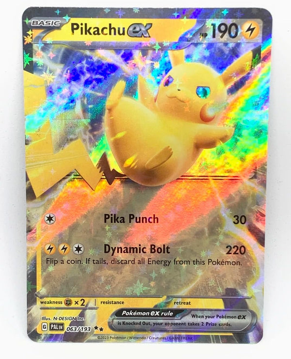 - Pikachu Ex 063/193 - Paldea Evolved Double Rare