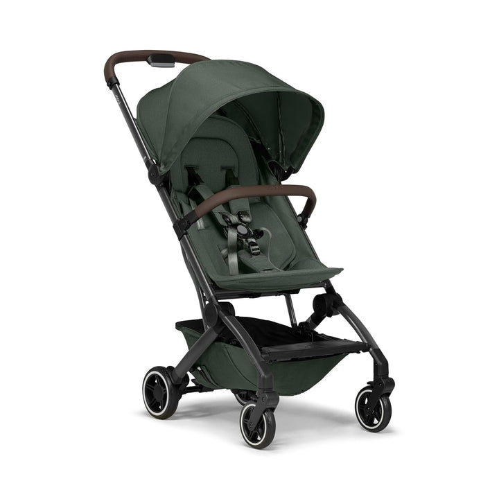 AER+ Bumper Bar Foldable Stroller Accessory - Armrest One-Hand Use - Easy to Attach & Open - Extra Handle Comfort - Elegant Crossbar Design - Ideal for Hanging Baby Toys - Mid Brown Carbon