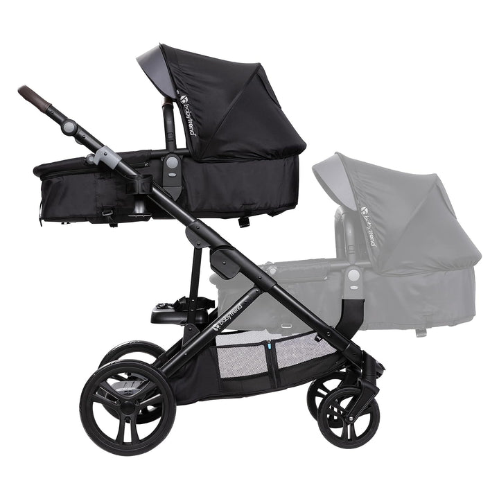 Morph Single to Double Stroller Second Seat, Dash Black