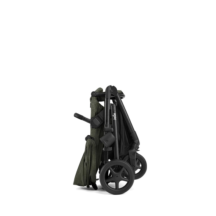 Ginger 4-In-1 Convertible Pramette and Stroller, Height Adjustable Seat, All-Wheel Suspension, Extra Storage – for Newborns and Toddlers (Evergreen)