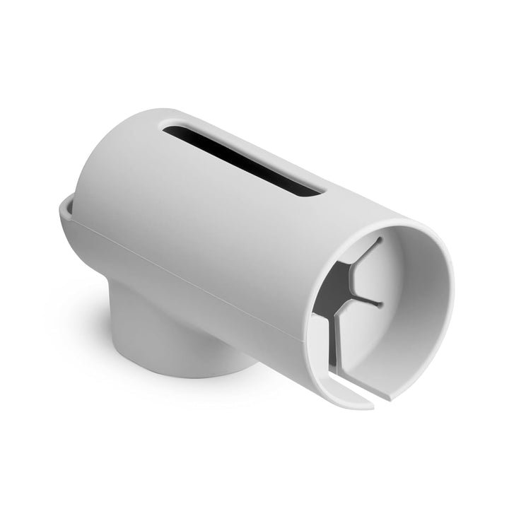 ® Soft Spot™ Bath Spout Cover for Baby, Bathtub Guard with Built-In Bubble Bath Dispenser, Silicone, Grey
