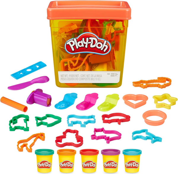 Fun Tub Set, 19 Accessories & Reusable Storage Container, Preschool Toys, Kids Arts & Crafts, Back to School Gifts, Ages 3+ (Amazon Exclusive)
