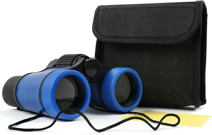 Kids Binoculars Shock Proof Toy Binoculars Set for Age 3-12 Years Old Boys Girls Bird Watching Educational Learning Hunting Hiking Birthday Presents