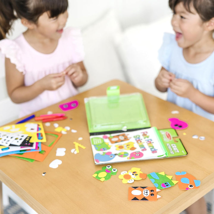on the Go Felt Friends Craft Activity Set with 188 Felt Stickers - FSC Certified