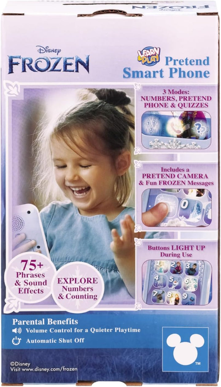 Disney Frozen Toy Phone for Kids, Toddler Toys with Preschool Learning Activities Designed for Fans of Frozen Toys